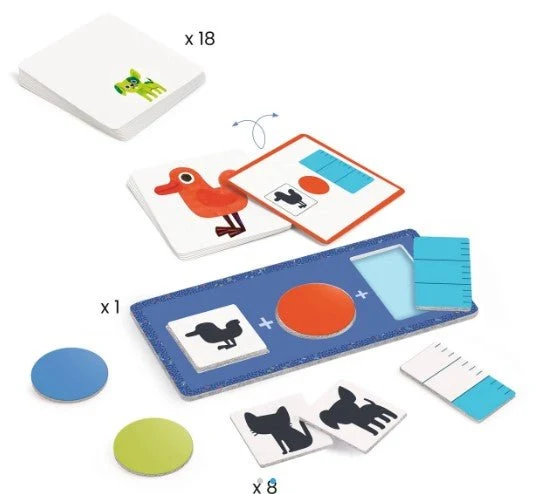Eduludo Melo Animo - Juego de mesa - Djeco - 1 jugador - 3-6 años - duración variable