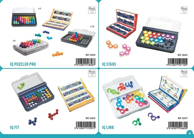 IQ Stars - Juego de mesa - SmartGames - 1 jugador - 6+ años - 10 min