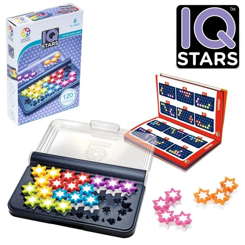 IQ Stars - Juego de mesa - SmartGames - 1 jugador - 6+ años - 10 min