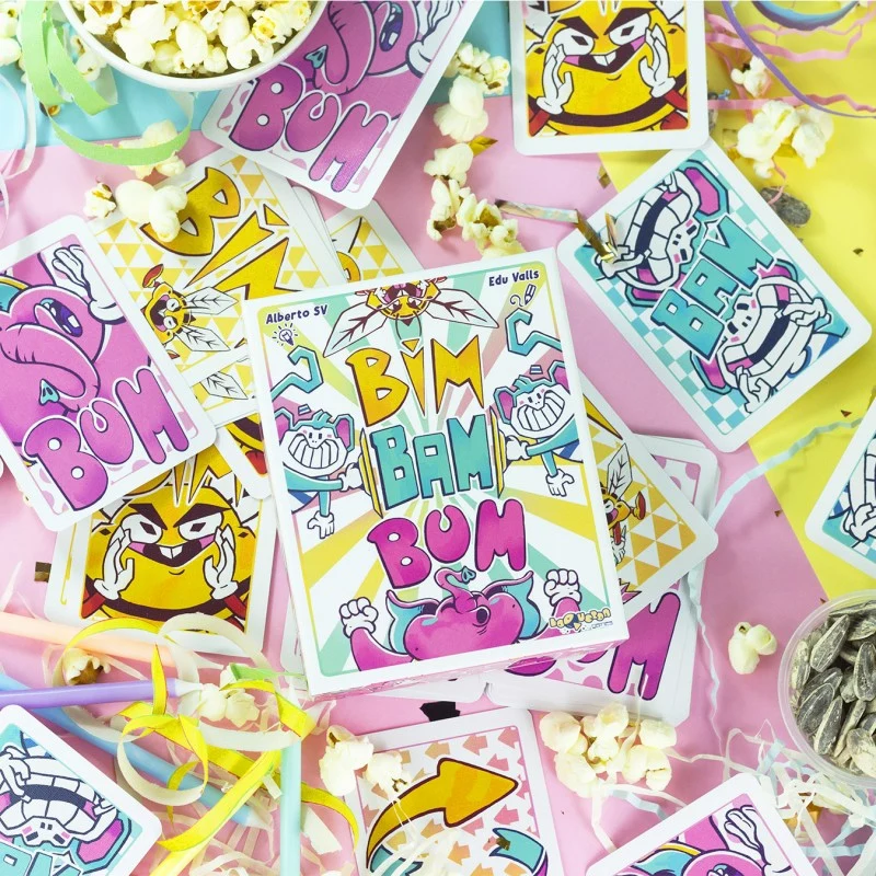 Bim Bam Bum - Juego de mesa - Boqueron Games - 3-8 jugadores - 8+ años - 10 min