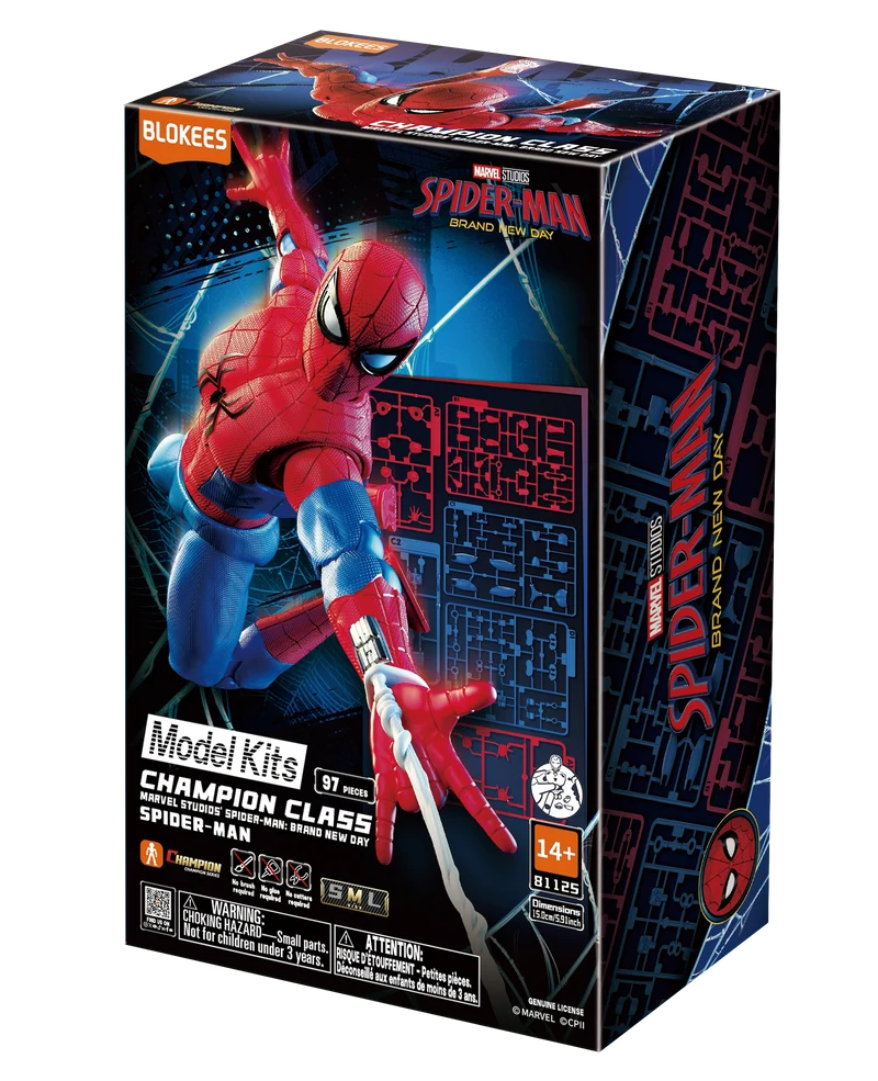 Blokees Marvel Champion Class: Spider-Man Brand New Day - 13 Spider Man atuendo Pelicula 81125