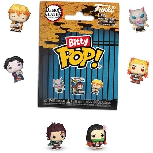 Funko Bitty Pop Singles: Demon slayer 24 Pc - 1 Figura Sorpresa UNITARIO