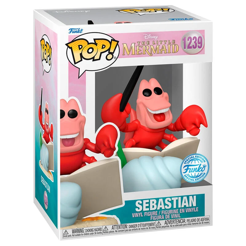 Funko Pop Sebastian 1239 - La Sirenita Edición Especial