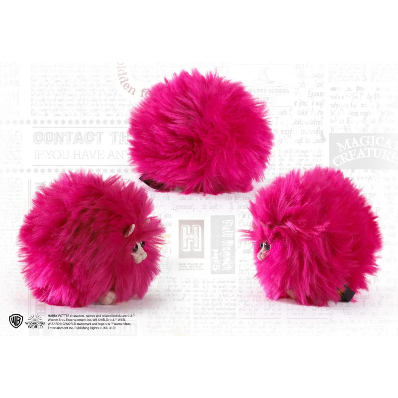 Peluche Pygmy Puff Rosa - Animales Fantásticos 15cm