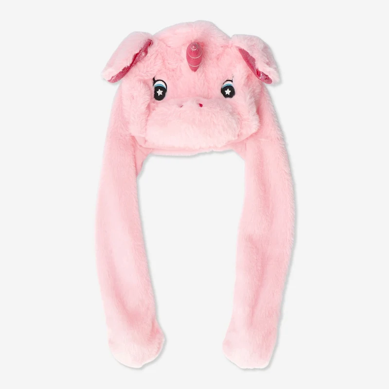 Unicorn hat with moving ears. For kids