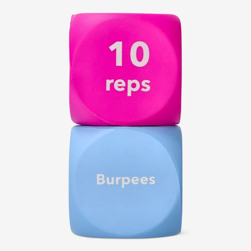 Exercise dice. 2 pcs