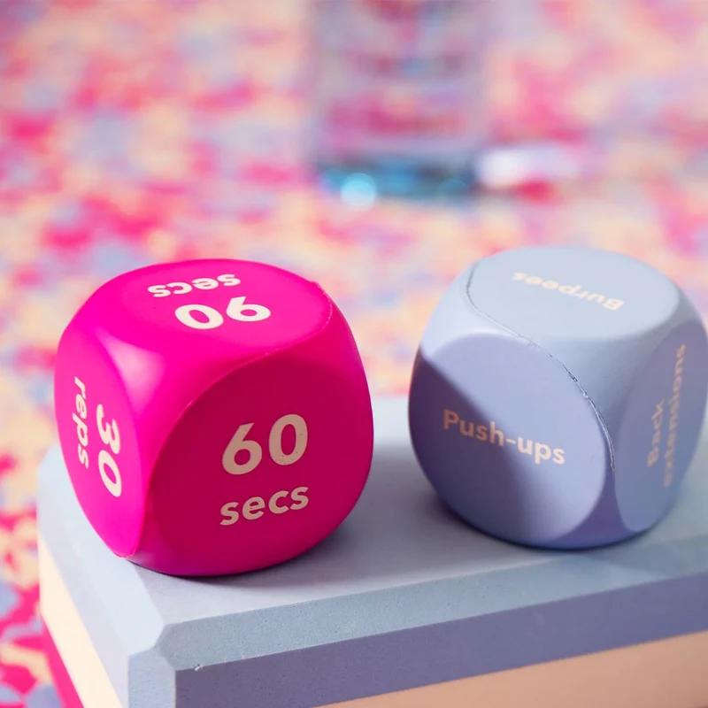 Exercise dice. 2 pcs