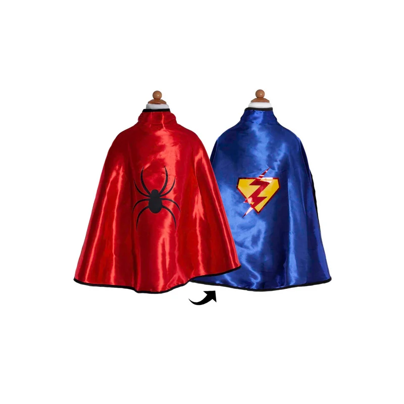 Capa Reversible Aventuras con máscara · Great Pretenders 5-6 años