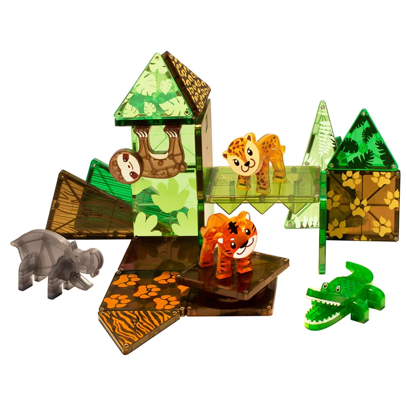 Magna-T Jungle Animals Set 25 piezas