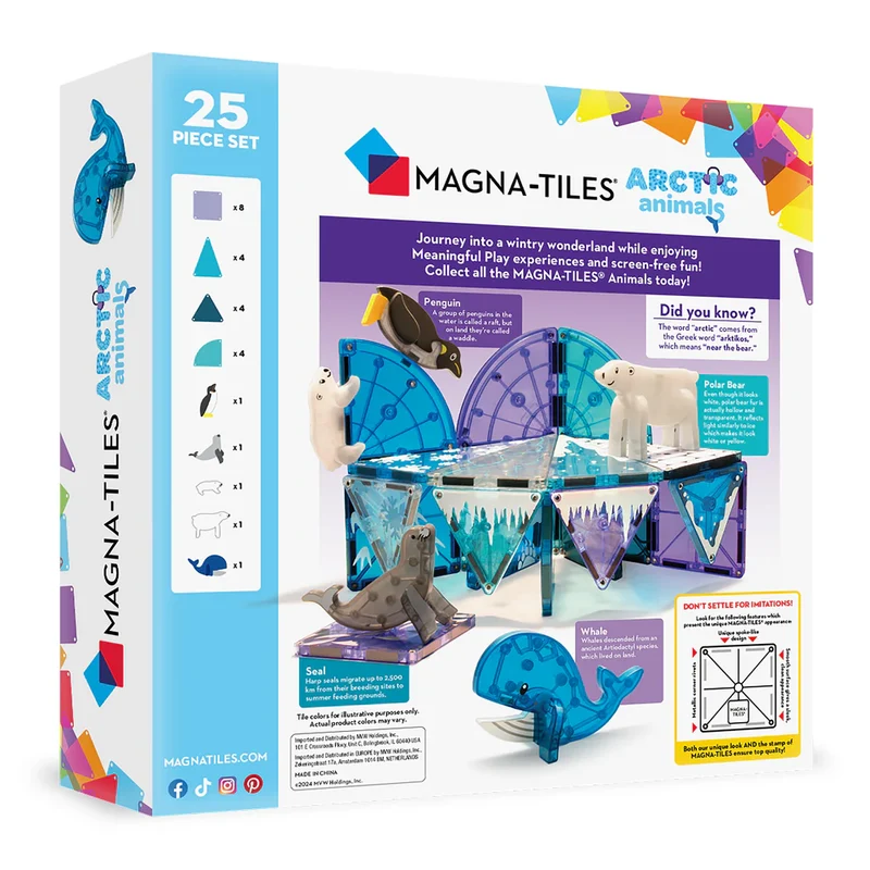 Magna-T Artic Animals Set 25 piezas