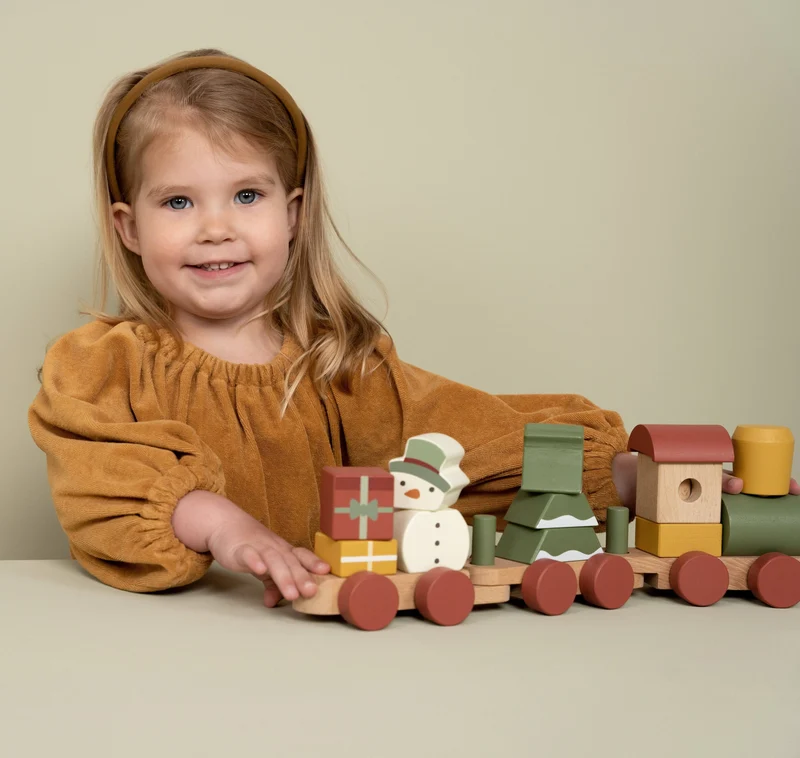 Tren apilable Navidad · Little Dutch