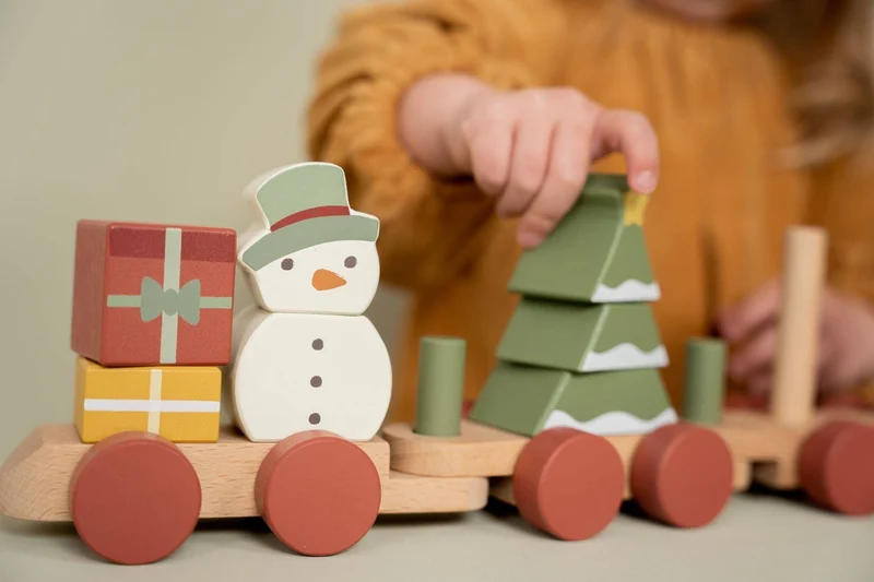 Tren apilable Navidad · Little Dutch