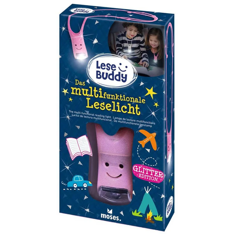 Lese Buddy Rosa purpurina · Moses