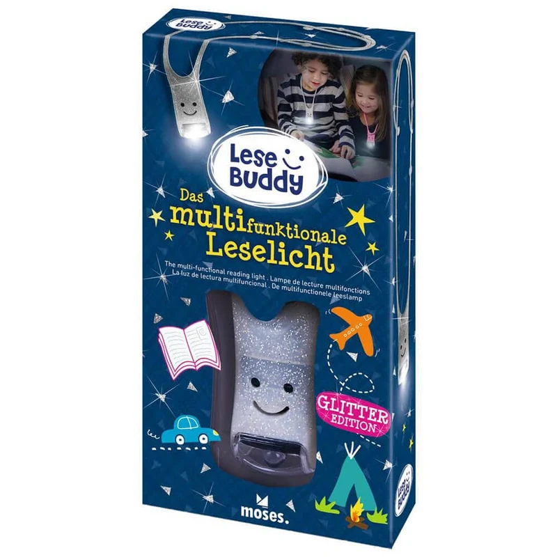 Lese Buddy Gris purpurina · Moses