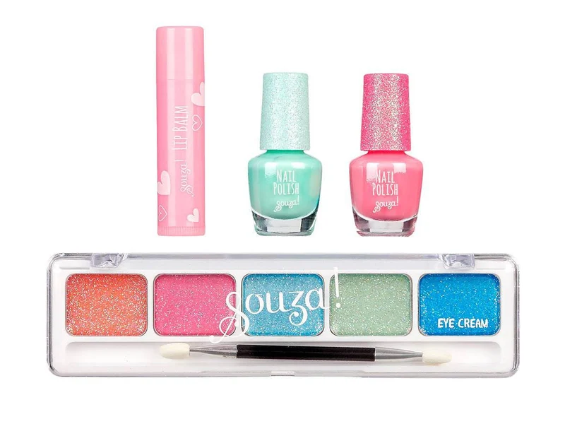 Conjunto maquillaje sirenita · Souza