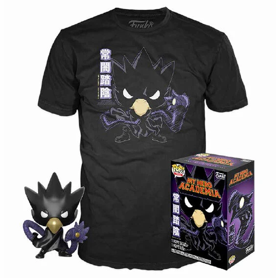 Set Funko Pop y Camiseta Tokoyami - My Hero Academia