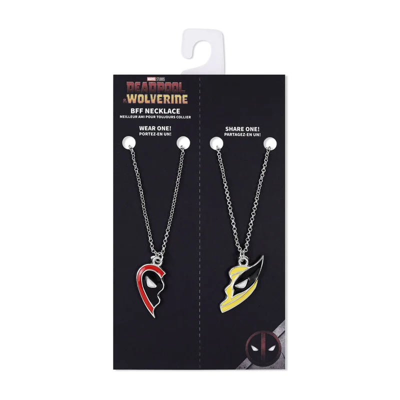 Set 2 Colgantes Deadpool y Lobezno - Marvel