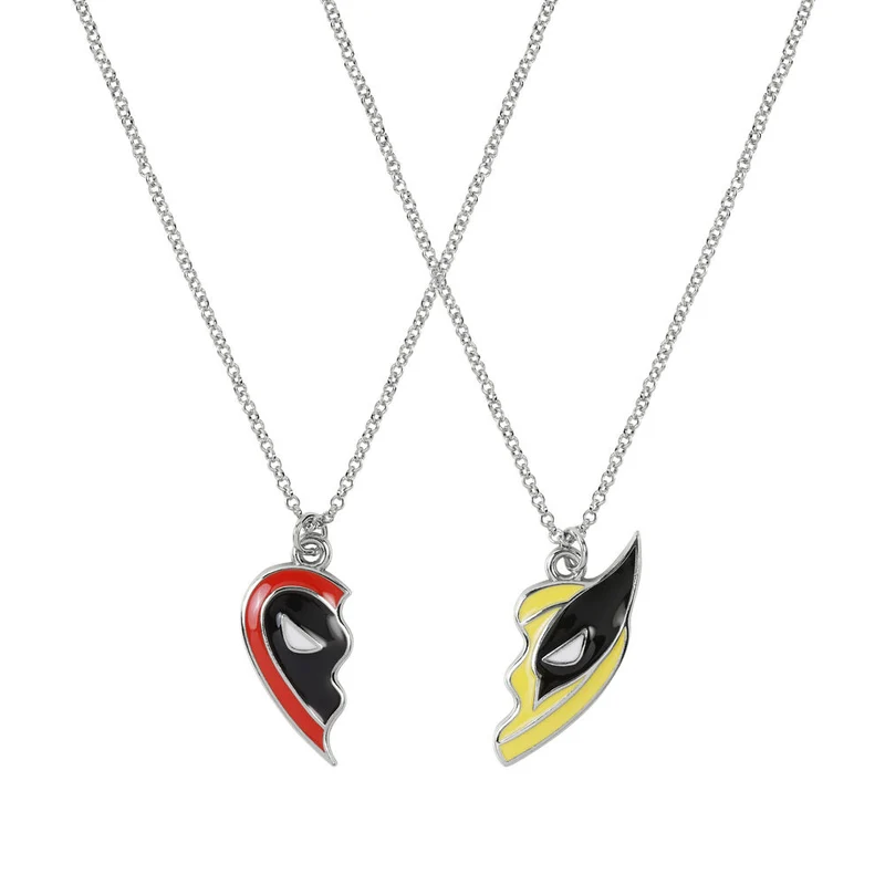 Set 2 Colgantes Deadpool y Lobezno - Marvel