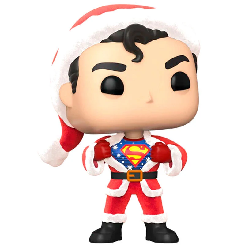 Set Funko Pop y Camiseta Superman Navideño