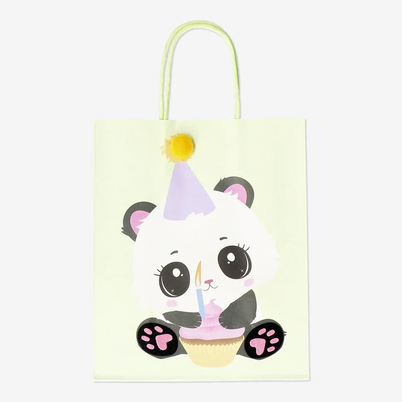 Birthday panda gift bag