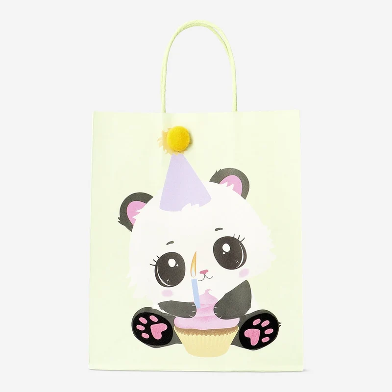 Birthday panda gift bag