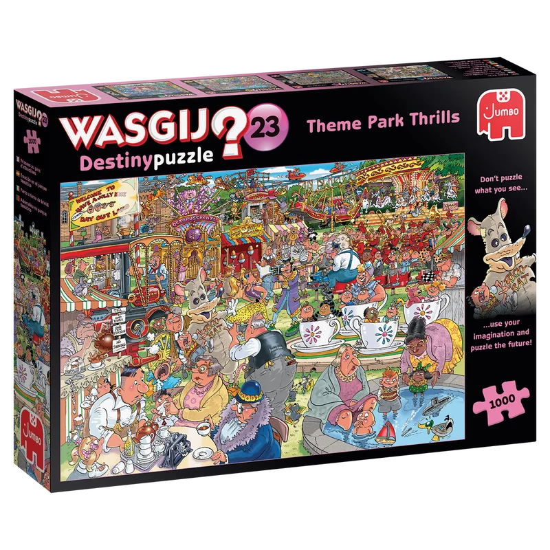 Wasgij Destiny 23 - Theme Park Thrills! (1000 pieces)