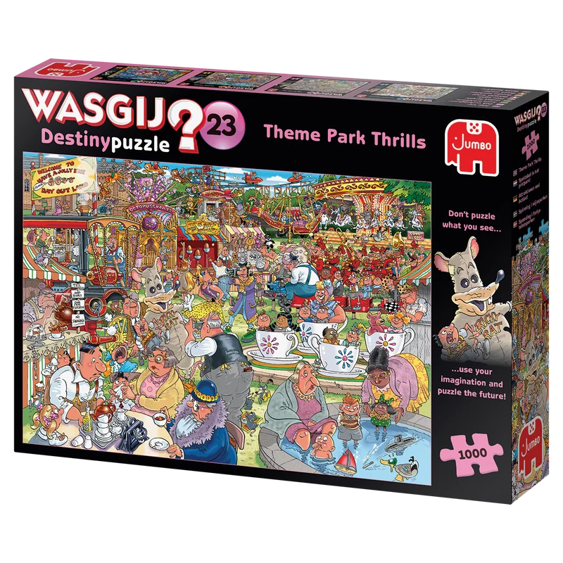 Wasgij Destiny 23 - Theme Park Thrills! (1000 pieces)