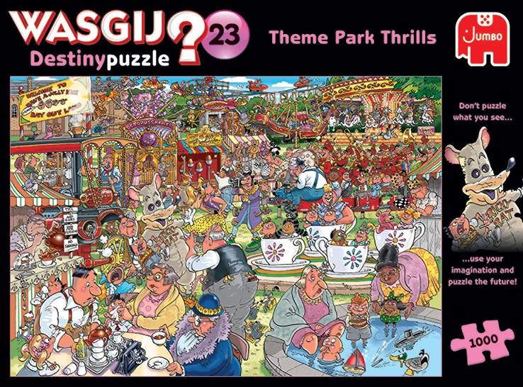 Wasgij Destiny 23 - Theme Park Thrills! (1000 pieces)
