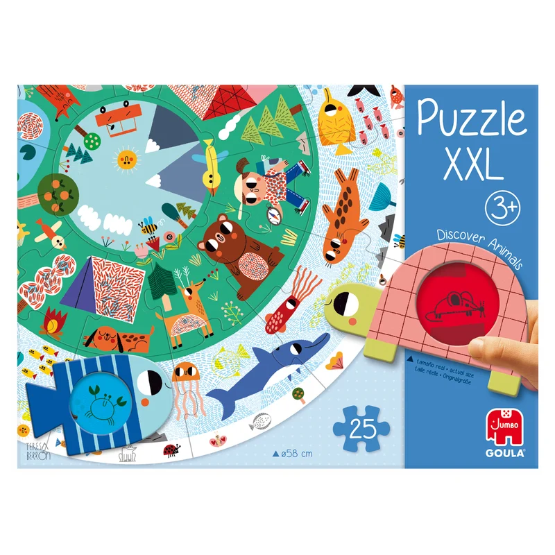 Goula - Puzzle XXL Discover Animals