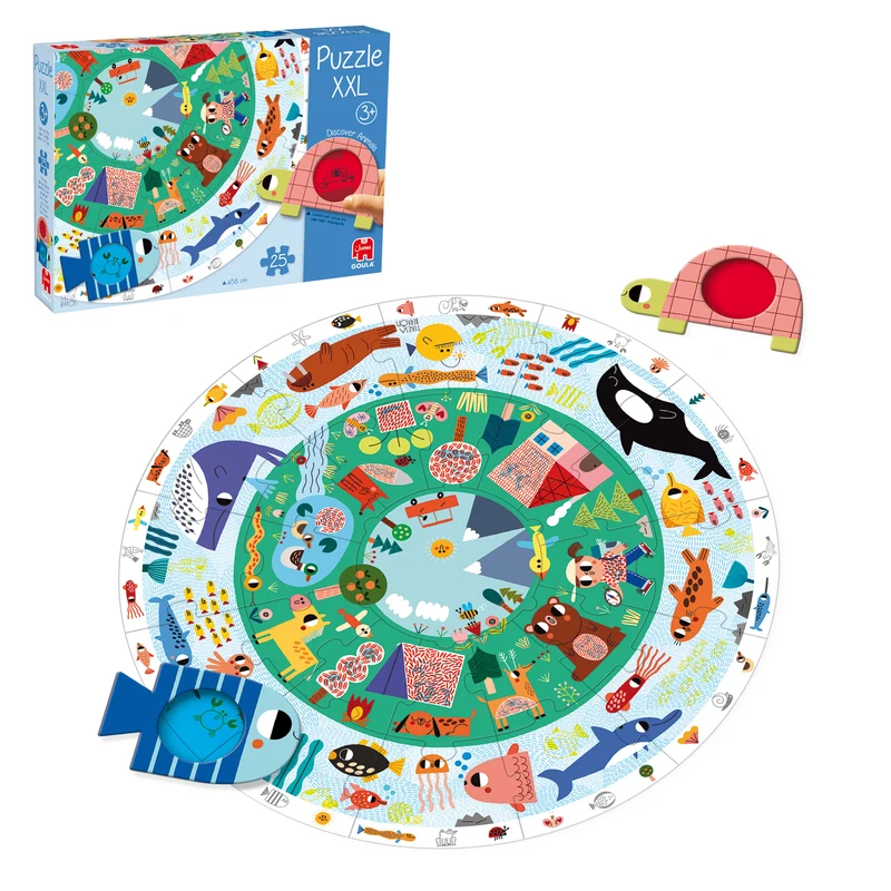 Goula - Puzzle XXL Discover Animals