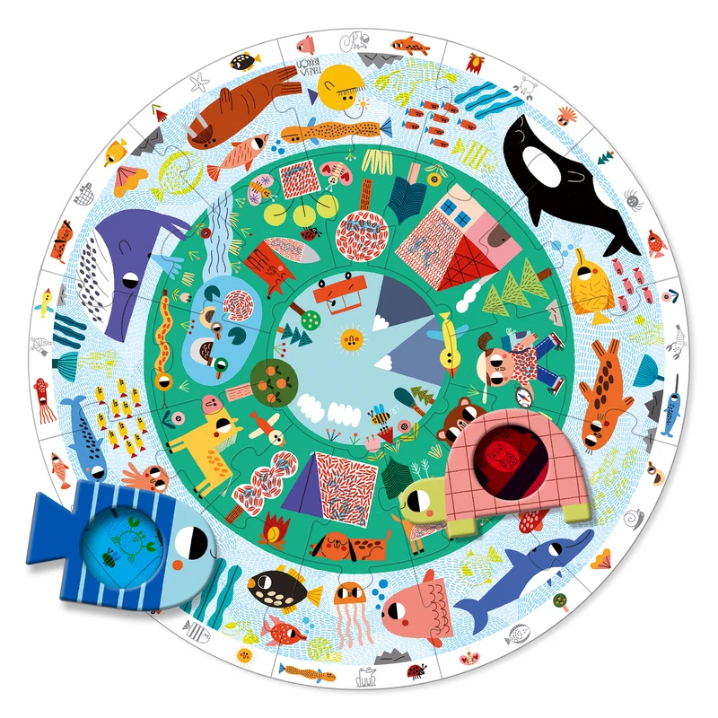 Goula - Puzzle XXL Discover Animals