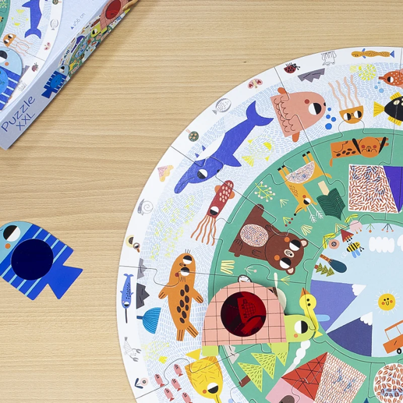 Goula - Puzzle XXL Discover Animals