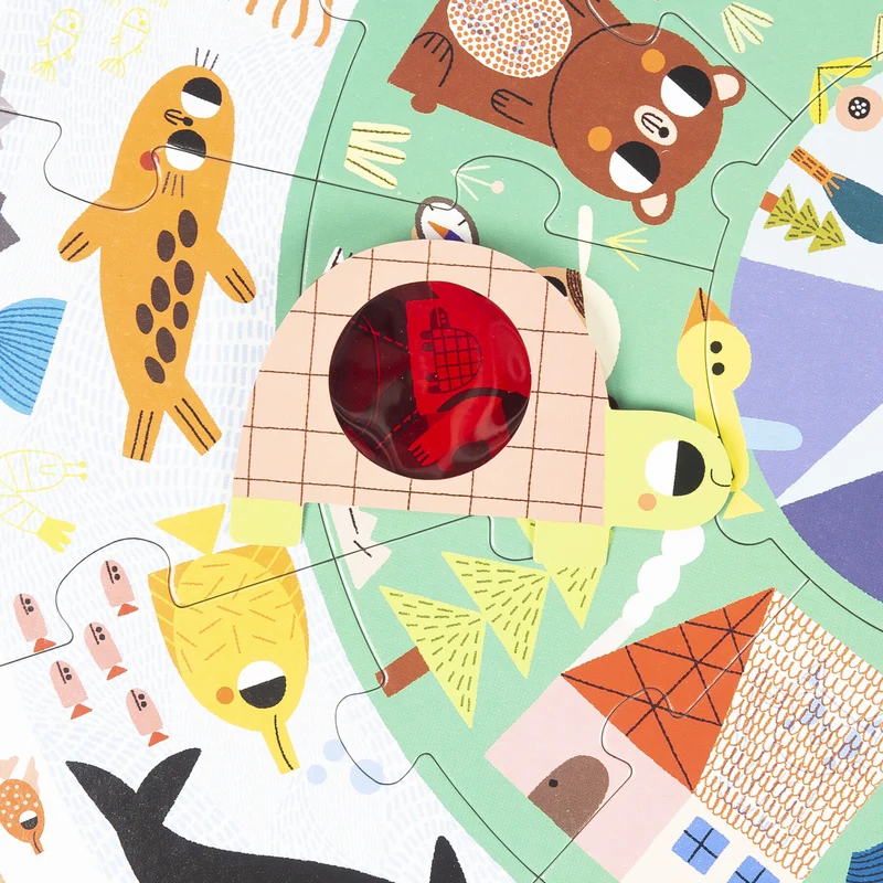 Goula - Puzzle XXL Discover Animals