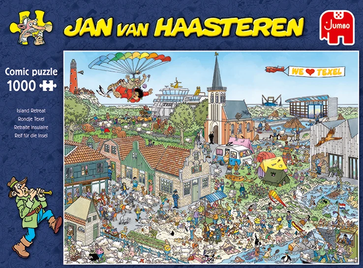 Jan van Haasteren - Island Retreat (1000 pieces)