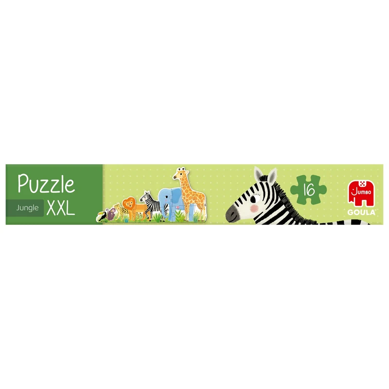 Goula - Puzzle XXL Jungle From Small To Large