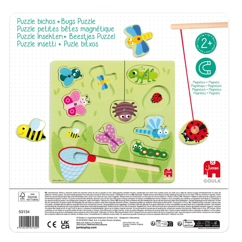 Goula - Magnetic Bugs Puzzle