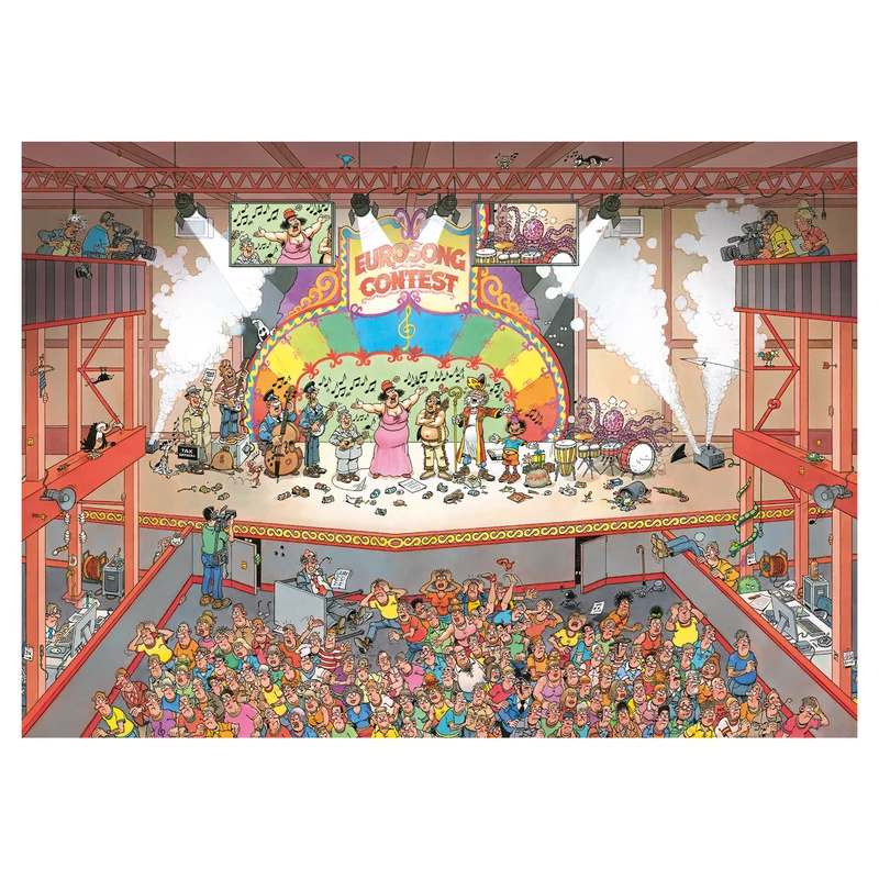 Jan van Haasteren - Eurosong Contest (1000 pieces)
