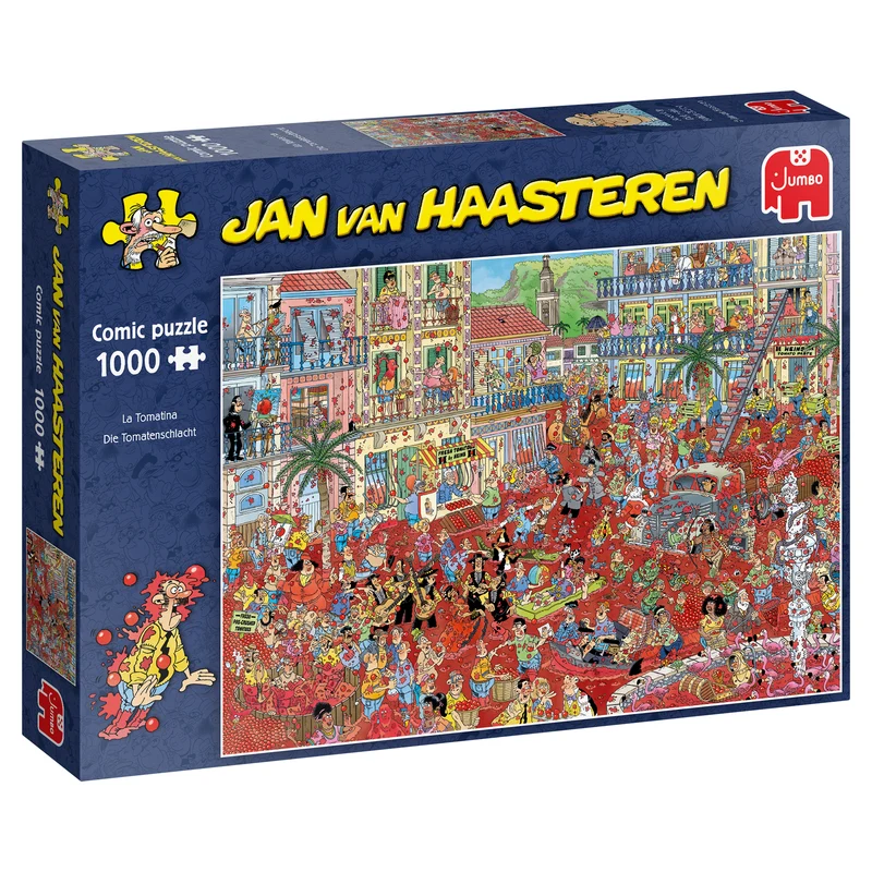 Jan van Haasteren - La Tomatina (1000 pieces)