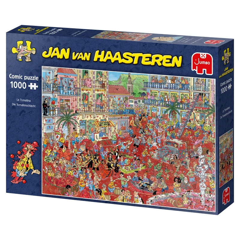 Jan van Haasteren - La Tomatina (1000 pieces)