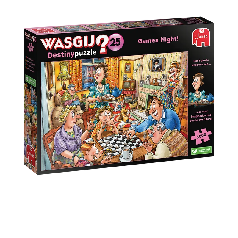 Wasgij Destiny 25 - Games Night! (1000 pieces)