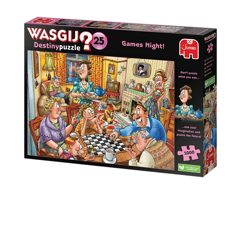Wasgij Destiny 25 - Games Night! (1000 pieces)