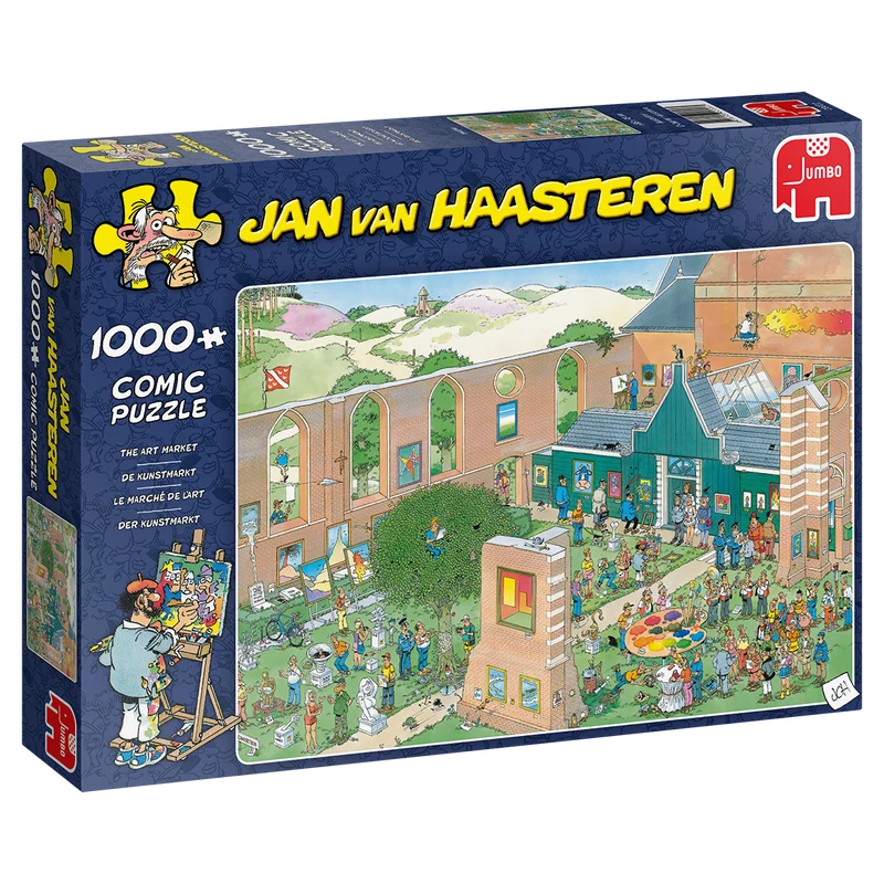 Jan van Haasteren - The Art Market (1000 pieces)