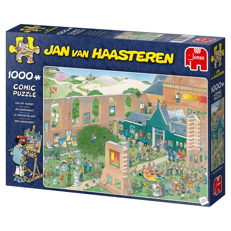 Jan van Haasteren - The Art Market (1000 pieces)