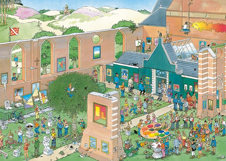 Jan van Haasteren - The Art Market (1000 pieces)