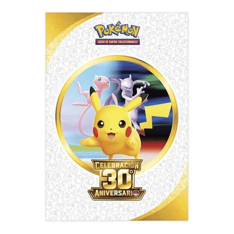 Pokémon TCG 30º Aniversario Poster Collection con 3 Sobres y 3 Cartas Promocionales +6 años