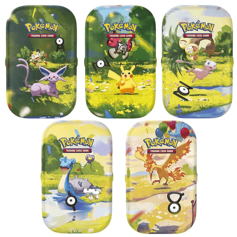 Pokémon TCG 30º Aniversario Mini Tin con 2 Sobres y Pegatinas +6 años