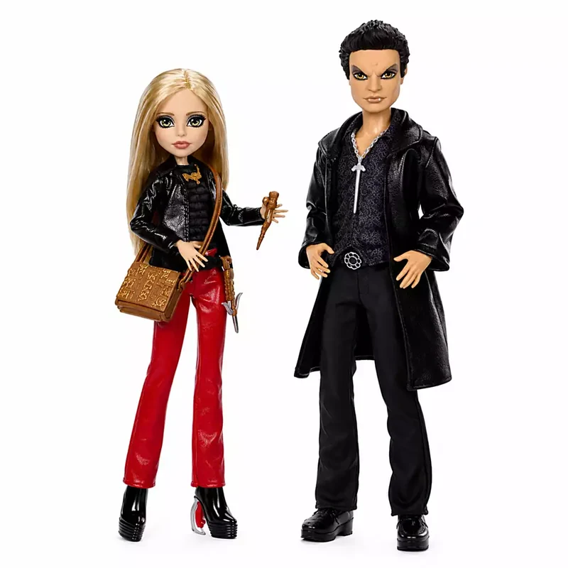 Monster High Skullector Buffy Cazavampiros y Angel Pack 2