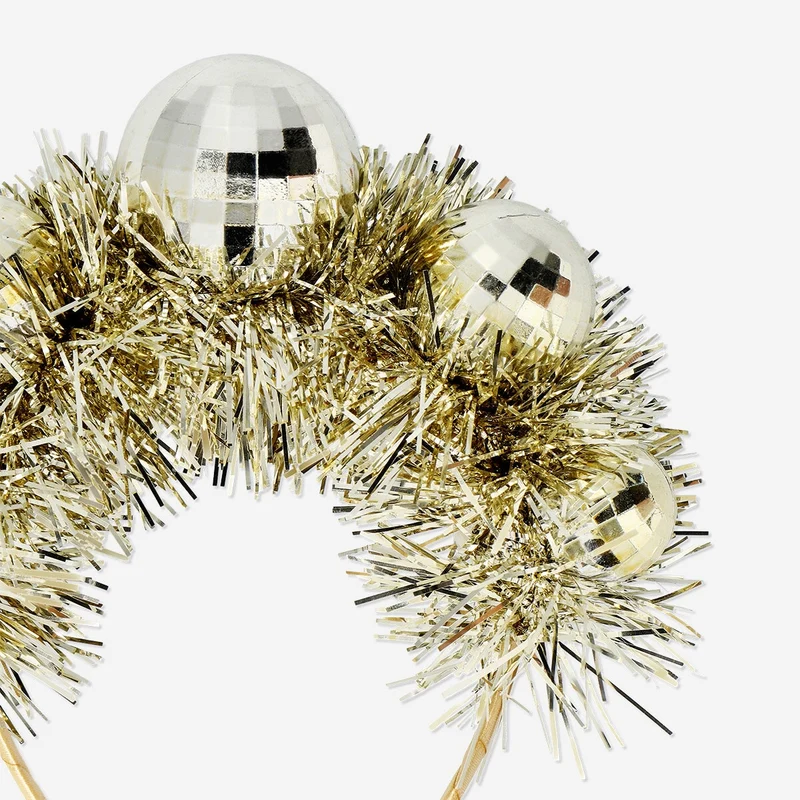 Disco ball hairband for adults