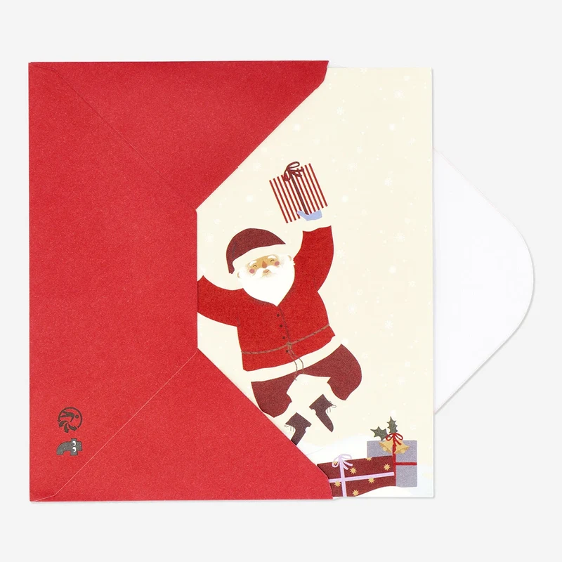 Santa card with envelope