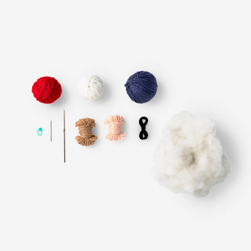 DIY crochet penguin